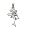 304 Stainless Steel Pendants STAS-B141-03B-P-1