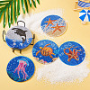 5D DIY Diamond Painting Cup Mat Kits DIY-TAC0021-09C-57