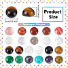 40Pcs 20 Styles Gemstone Cabochons G-PH0002-96-2