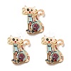 Alloy Enamel Brooches JEWB-P013-21G-4