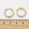 Ion Plating(IP) 304 Stainless Steel Hoop Earrings for Women EJEW-A119-13GP-01-5