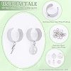 Unicraftale DIY Charm Cuff Ring Making Kit DIY-UN0003-69-3