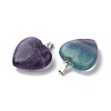 Natural Fluorite Pendants G-C110-11P-2