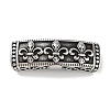 Tibetan Style 304 Stainless Steel Slide Charms/Slider Beads STAS-L274-004AS-1