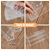 3-Tier Transparent Acrylic Nail Polish Organizer ODIS-WH0061-18A-5