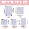 50Pcs 5 Styles Macaron Color Plastic Yin-yang Resealable Bags OPP-TADJ0001-03D-3