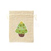 Christmas Theme DIY Diamond Painting Drawstring Gift Bag Kit DIAM-PW0010-72B-10-1