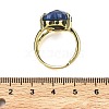 Brass Cuff Open Rings RJEW-D347-01G-14-5