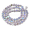 Electroplate Translucent Glass Beads Strands EGLA-N002-27-D01-2