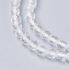 Natural Quartz Crystal Beads Strands X-G-D166-B-2mm-1