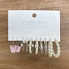 Alloy Hoop Earring Sets WG6DB3C-42-1