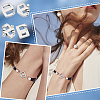 4Pcs 4 Styles 304 Stainless Steel Adjustable Clasps STAS-UN0039-88-6