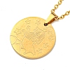 Constellation Pendant Necklaces NJEW-S422-04G-05-2