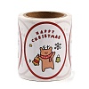 120 Round Paper Christmas Cartoon Sticker Rolls DIY-M070-09B-4