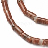 Natural Sesame Jasper/Kiwi Jasper Beads Strands G-B004-A08-3