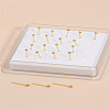 20Pcs Round Brass Nose Studs WGFA8C5-03-3