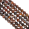 Olycraft 2 Strands Natural Tiger Eye Beads Strands G-OC0005-40-1