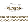 Iron Handmade Chains Figaro Chains Mother-Son Chains CHSM003Y-AB-7
