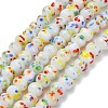 Handmade Lampwork Beads Strands LAMP-H071-01A-03-1