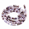 Opaque Glass Beads Strands GLAA-T006-12B-2