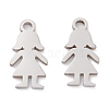 Non-Tarnish 201 Stainless Steel Pendants STAS-D451-18P-1