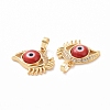 Brass Micro Pave Cubic Zirconia Pendants ZIRC-F136-09G-4