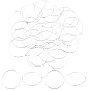 200pcs 316 Surgical Stainless Steel Hoop Earring Findings STAS-HS0001-26A-1