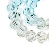 Baking Painted Glass Bead Strands DGLA-A039-T6mm-A07-3