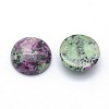 Natural Ruby in Zoisite Cabochons G-P393-R34-8MM-2