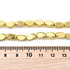 Electroplate Glass Beads Strands EGLA-F166-02A-5