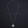 Non-Tarnish 201 Stainless Steel Pendants Necklaces NJEW-S105-JN694-45-1-2