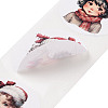 Christmas Round with Word Roll Stickers DIY-S045-01E-2