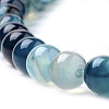 Natural Striped Agate/Banded Agate Beads Strands G-S259-04C-10mm-3