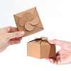 Kraft Paper Cardboard Jewelry Boxes PW-WG8CA14-01-1