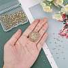 300Pcs 3 Style Brass Beads KK-FH0004-03-3