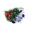 Christmas Theme Glitter Felt Fabric Alligator Hair Clip PHAR-U002-01E-3