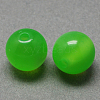 Round Imitation Cat Eye Resin Beads RESI-R157-6mm-M-2