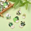 30Pcs 6 Styles Alloy Enamel Pendants ENAM-CJ0004-91-5