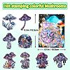 30Pcs Mushroom PET Stickers PW-WG77BA4-01-1