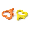 20Pcs Spray Painted Alloy Lobster Claw Clasps FIND-YW0001-73-3