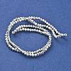 Electroplate Glass Beads Strands EGLA-D030-15A-06-4
