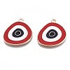 Alloy Enamel Pendants ENAM-N054-60C-RS-2