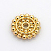 Alloy Daisy Spacer Beads PALLOY-M049-07G-2