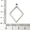 Non-Tarnish 304 Stainless Steel Laser Cut Pendants STAS-U009-03A-P-3