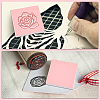 Square Rubber Scrapbooking Stamp DIY-WH20009-08C-5