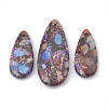 Natural Regalite/Imperial Jasper/Sea Sediment Jasper Pendants G-S328-003R-1