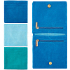 3Pcs 3 Colors Folding Velvet Jewelry Storage Bags for Earrings Rings Bracelets ABAG-CN0001-69C-1