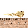 Brass Box Clasps KK-P291-49G-4
