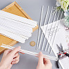 60Pcs 3 Style ABS Plastic Square & Round Tubes DIY-OC0011-73-3