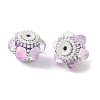 Sparkling Acrylic Rhinestone Beads CLAY-NH0003-01S-03-2